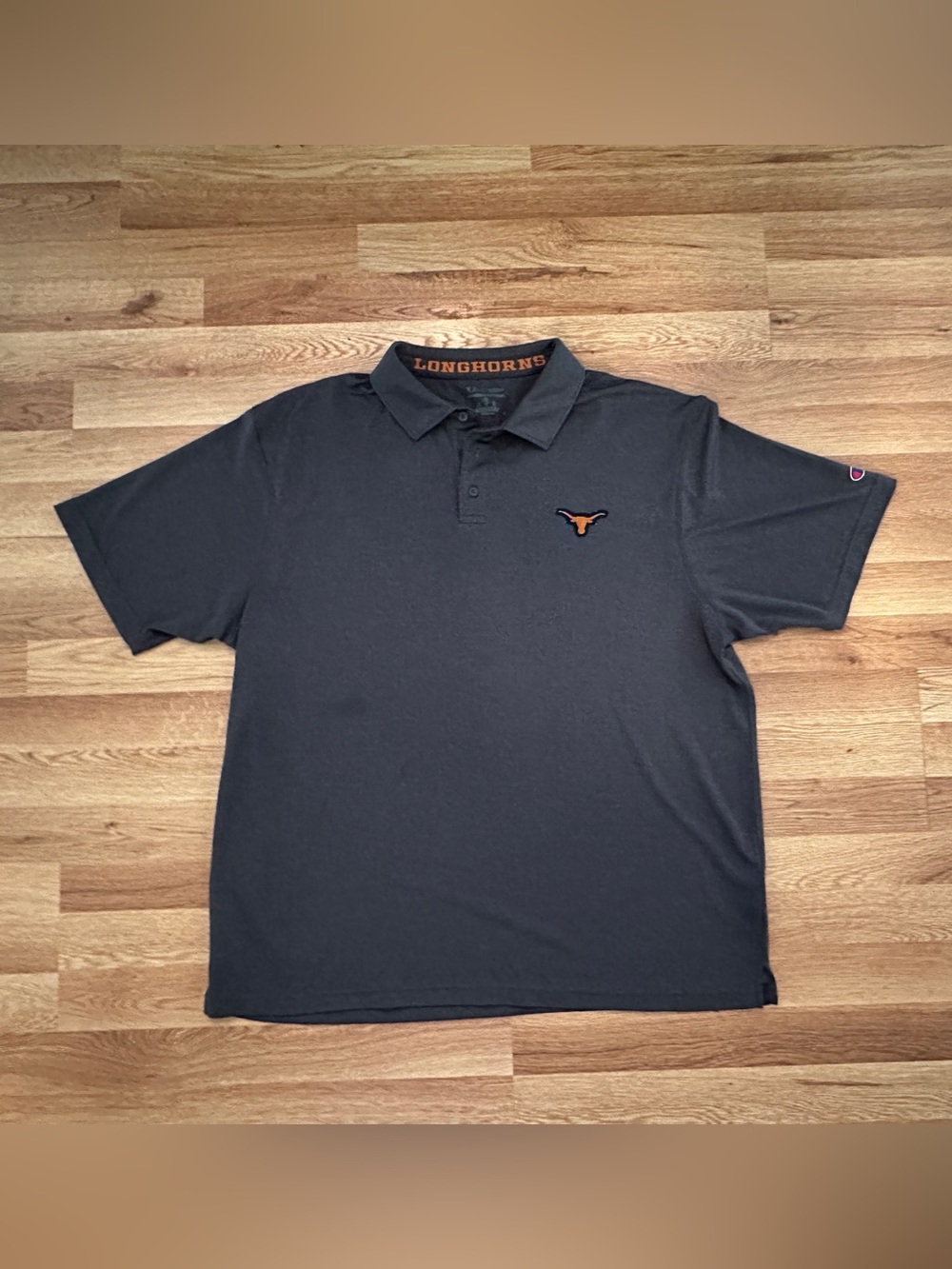 Texas Longhorns Grey XL Polo with Orange Logo